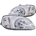 Picture of ANZO 1999-2000 Honda Civic Crystal Headlights Chrome