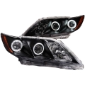 Picture of ANZO 2007-2009 Toyota Camry Projector Headlights w- Halo Black