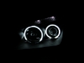 Picture of ANZO 2005-2007 Ford Focus Projector Headlights w- Halo Black