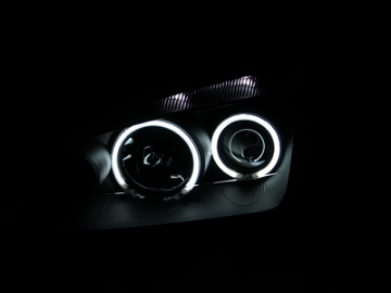 Picture of ANZO 2005-2007 Ford Focus Projector Headlights w- Halo Black