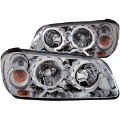 Picture of ANZO 2002-2003 Nissan Maxima Crystal Headlights w- Halo Chrome