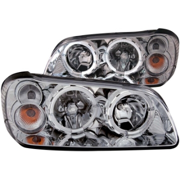 Picture of ANZO 2002-2003 Nissan Maxima Crystal Headlights w- Halo Chrome