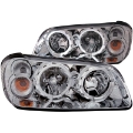 Picture of ANZO 2002-2003 Nissan Maxima Crystal Headlights w- Halo Chrome