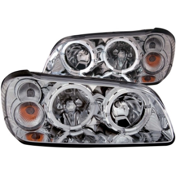 Picture of ANZO 2002-2003 Nissan Maxima Crystal Headlights w- Halo Chrome