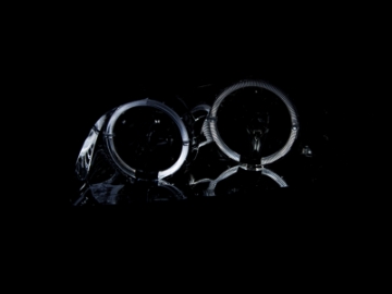 Picture of ANZO 2002-2003 Nissan Maxima Crystal Headlights w- Halo Chrome