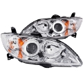 Picture of ANZO 2004-2008 Mazda 3 Projector Headlights w- Halos Chrome