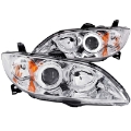 Picture of ANZO 2004-2008 Mazda 3 Projector Headlights w- Halos Chrome