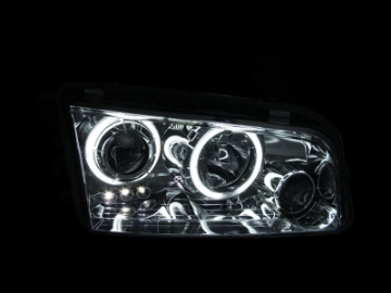 Picture of ANZO 2006-2010 Dodge Charger Projector Headlights w- Halo Chrome CCFL