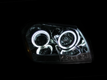 Picture of ANZO 2005-2007 Dodge Magnum Projector Headlights Chrome
