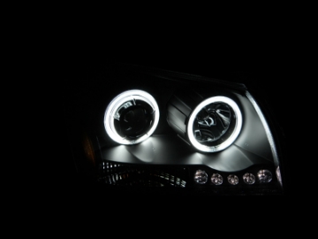 Picture of ANZO 2005-2007 Dodge Magnum Projector Headlights Black