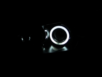 Picture of ANZO 2004-2008 Mazda 3 Projector Headlights w- Halo Black CCFL