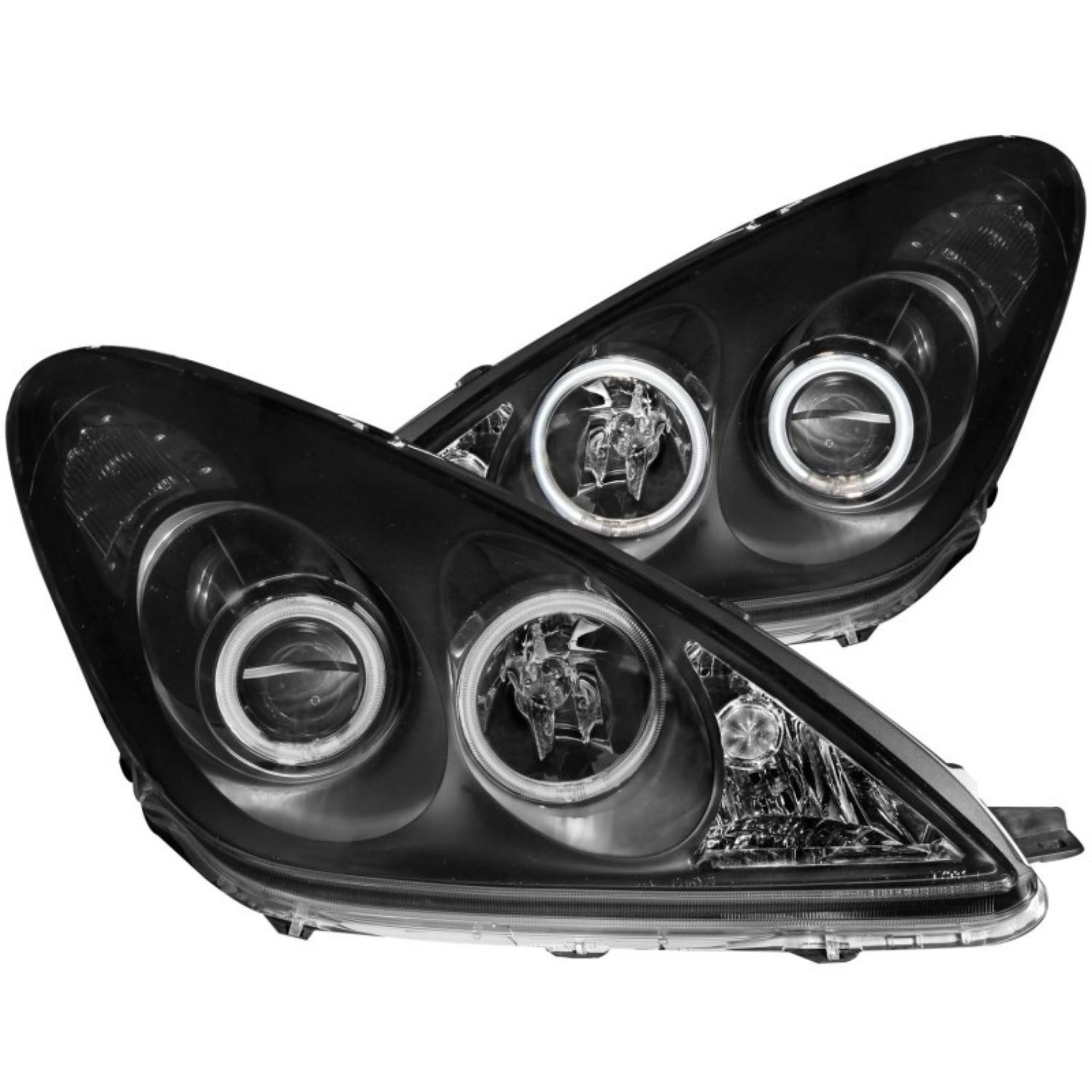 Picture of ANZO 2002-2003 Lexus Es300 Projector Headlights w- Halo Black