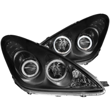 Picture of ANZO 2002-2003 Lexus Es300 Projector Headlights w- Halo Black
