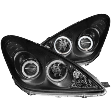 Picture of ANZO 2002-2003 Lexus Es300 Projector Headlights w- Halo Black
