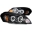 Picture of ANZO 2006-2007 Chevrolet Monte Carlo Projector Headlights w- Halo Black