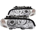 Picture of ANZO 2000-2003 BMW 3 Series E46 Projector Headlights w- Halo Chrome
