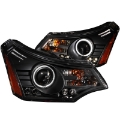 Picture of ANZO 2008-2011 Ford Focus Projector Headlights Black