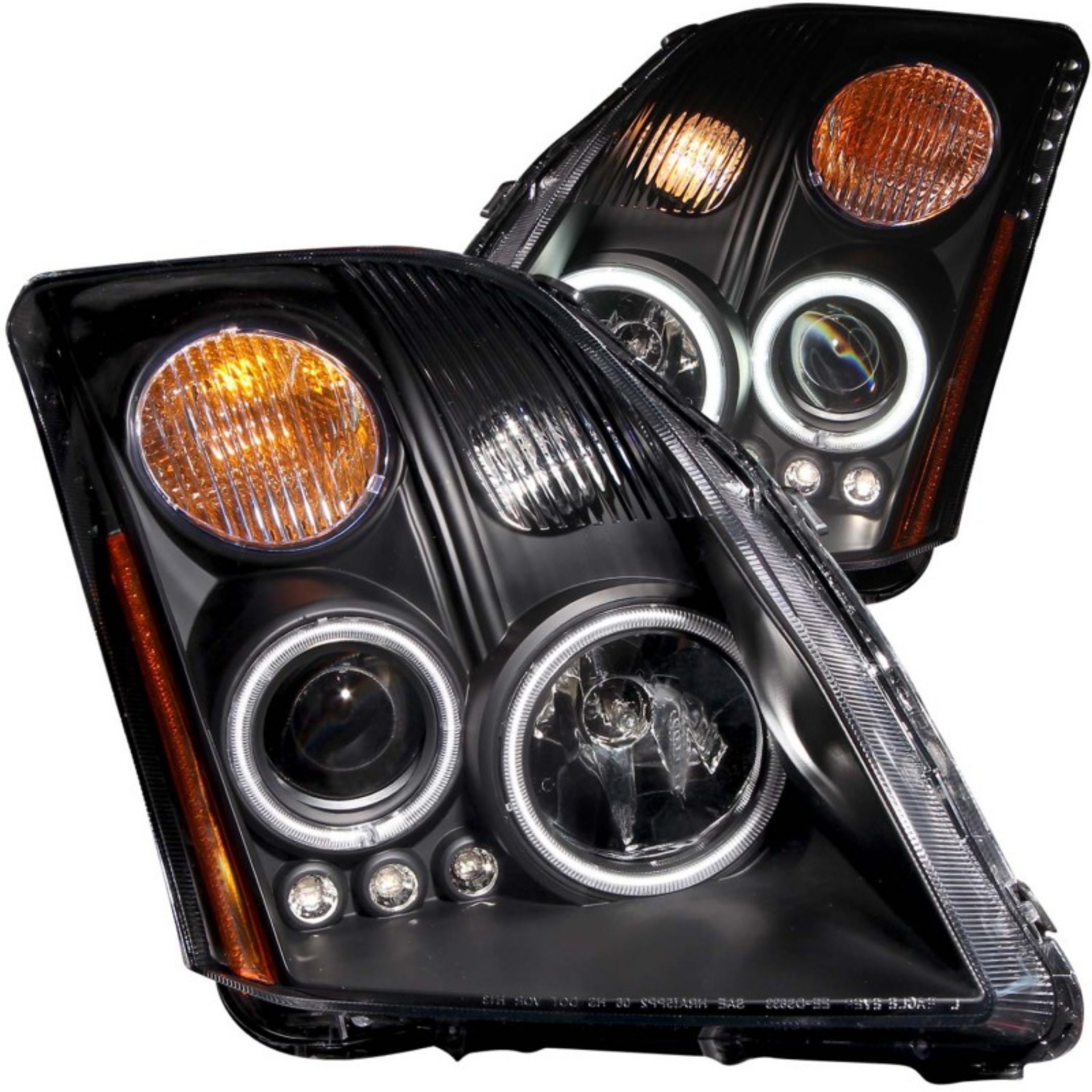 Picture of ANZO 2007-2012 Nissan Sentra Projector Headlights Black