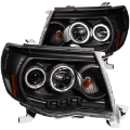 Picture of ANZO 2005-2011 Toyota Tacoma Projector Headlights w- Halo Black