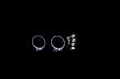 Picture of ANZO 1999-2004 Ford Mustang Projector Headlights Black G2 Dual Projector