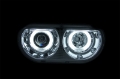 Picture of ANZO 2008-2014 Dodge Challenger Projector Headlights w- Halo Chrome CCFL