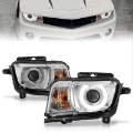 Picture of ANZO 2010-2013 Chevrolet Camaro Projector Headlights w- Halo Chrome CCFL