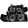 Picture of ANZO 1992-1998 BMW 3 Series E36 Projector Headlights w- Halo Black G2 1 pc