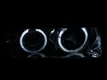 Picture of ANZO 1992-1998 BMW 3 Series E36 Projector Headlights w- Halo Chrome G2 1 pc