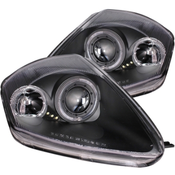 Picture of ANZO 2000-2005 Mitsubishi Eclipse Projector Headlights w- Halo Black