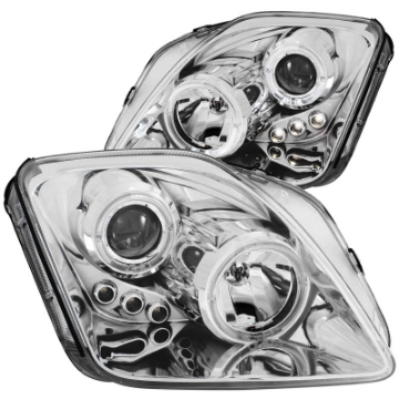 Picture of ANZO 1997-2001 Honda Prelude Projector Headlights w- Halo Chrome w- LED