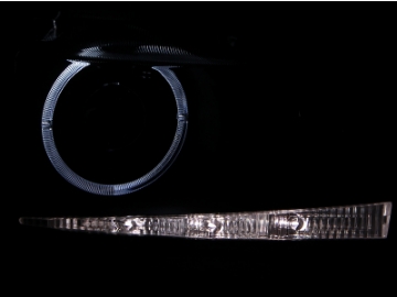 Picture of ANZO 2004-2007 Scion Xb Projector Headlights w- Halo Black G2