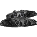 Picture of ANZO 1997-1999 Mitsubishi Eclipse Projector Headlights w- Halo Black G2