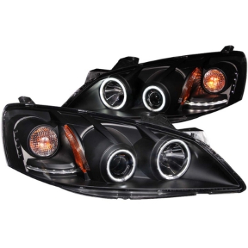 Picture of ANZO 2005-2010 Pontiac G6 Projector Headlights w- Halo Black CCFL