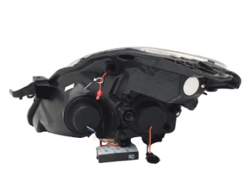 Picture of ANZO 2008-2009 Nissan Altima 2 Door ONLY Projector Headlights w- Halo Chrome CCFL