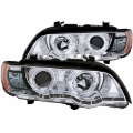 Picture of ANZO 2000-2003 BMW X5 Projector Headlights w- Halo Chrome