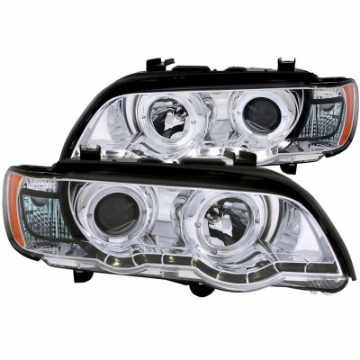 Picture of ANZO 2000-2003 BMW X5 Projector Headlights w- Halo Chrome