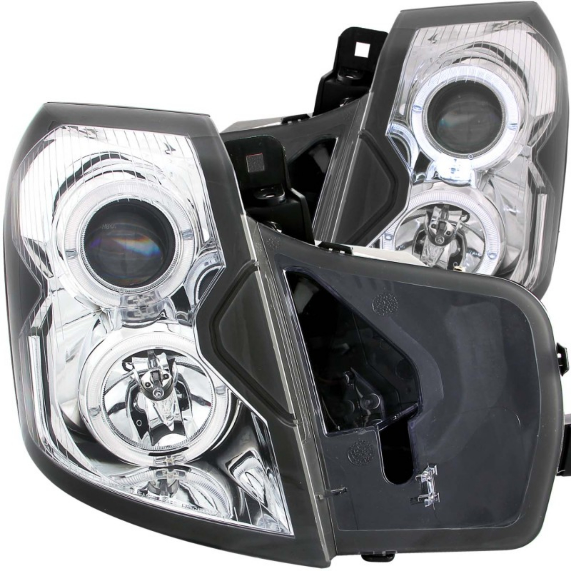 Picture of ANZO 2003-2007 Cadillac CTS Projector Headlights w- Halo Chrome