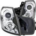 Picture of ANZO 2003-2007 Cadillac CTS Projector Headlights w- Halo Chrome