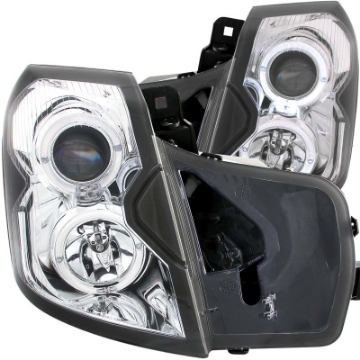 Picture of ANZO 2003-2007 Cadillac CTS Projector Headlights w- Halo Chrome