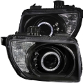 Picture of ANZO 2003-2006 Honda Element Projector Headlights w- Halo Black