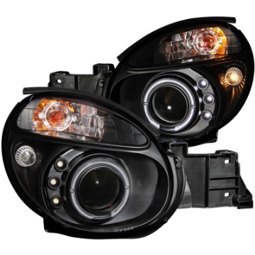 Picture of ANZO 2002-2003 Subaru Impreza Projector Headlights w- Halo Black