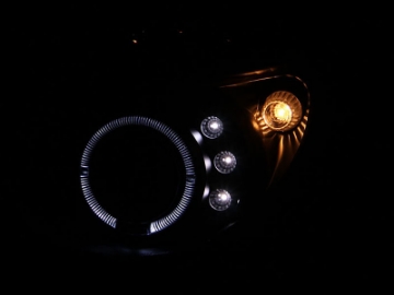 Picture of ANZO 2002-2003 Subaru Impreza Projector Headlights w- Halo Black