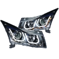 Picture of ANZO 2011-2015 Chevrolet Cruze Projector Headlights w- U-Bar Black