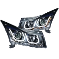 Picture of ANZO 2011-2015 Chevrolet Cruze Projector Headlights w- U-Bar Black