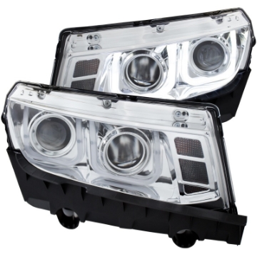 Picture of ANZO 2014-2015 Chevrolet Camaro Projector Headlights w- U-Bar Chrome