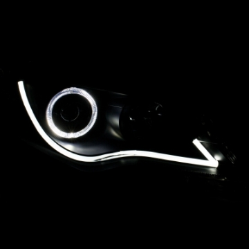 Picture of ANZO 2012-2013 Toyota Camry Projector Headlights w- Halo Black