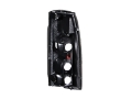 Picture of ANZO 1999-2000 Cadillac Escalade Taillights Black 3D Style