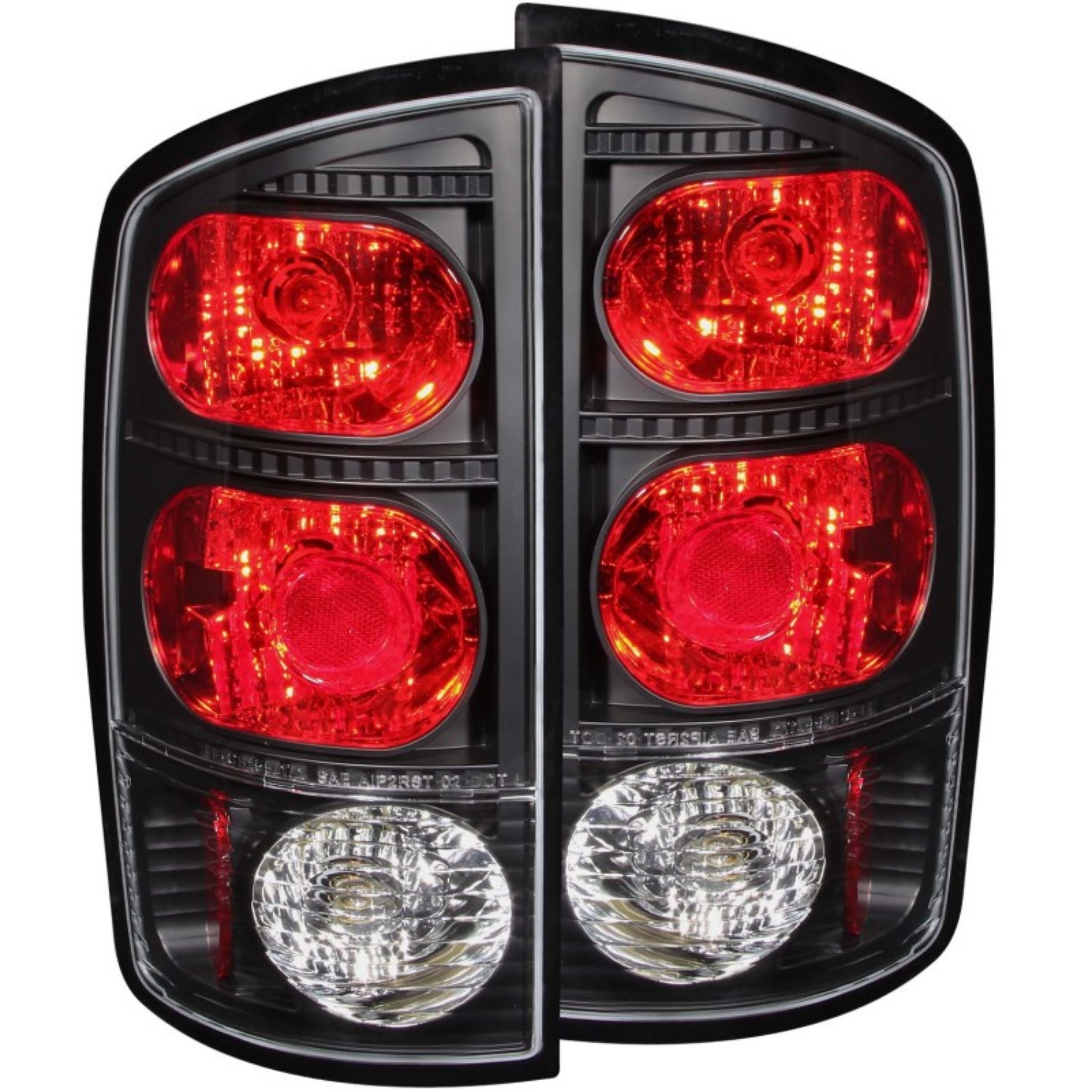 Picture of ANZO 2002-2005 Dodge Ram 1500 Taillights Black