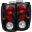 Picture of ANZO 1997-2002 Ford Expedition Taillights Black