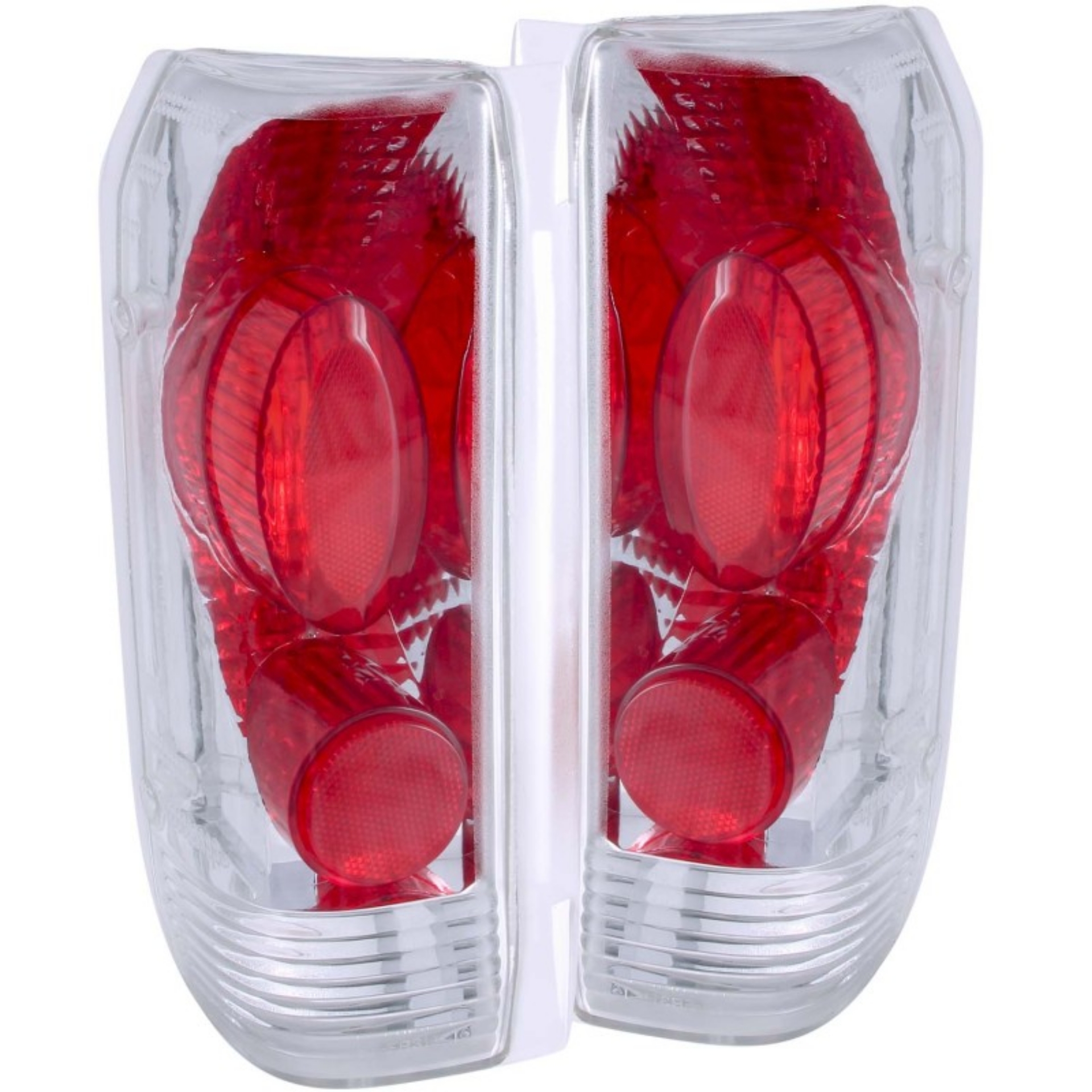 Picture of ANZO 1989-1996 Ford F-150 Taillights Chrome